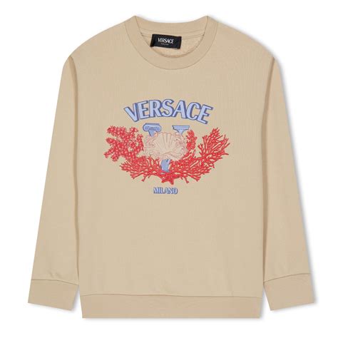 versace collection logo crewneck sweater